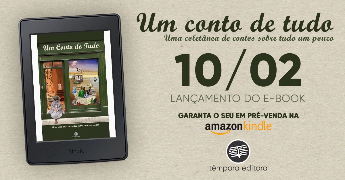 Um conto de tudo: coletânea de contos reúne mais de 20 autores de todo o Brasil